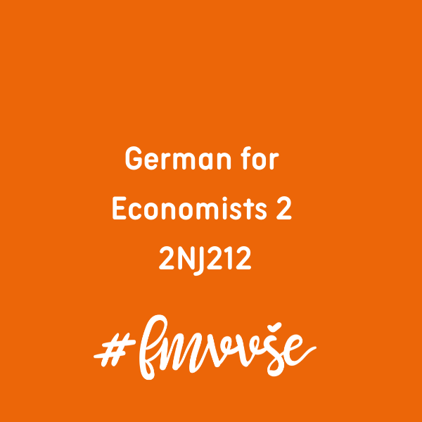German for Economists 2 (B1) (2NJ212)
