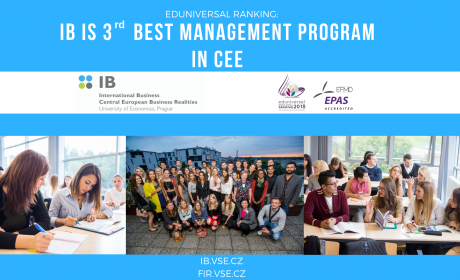 International Business is 3rd best management program in CEE