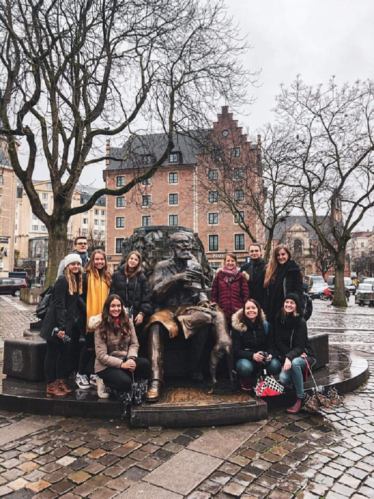 SKOK Visited the EU Institutions in Brussels. The Students Were Accepted by the Ambassador Jakub Dürr.