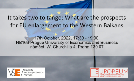 It takes two to tango: What are the prospects for EU enlargement to the Western Balkans? /17. 10./