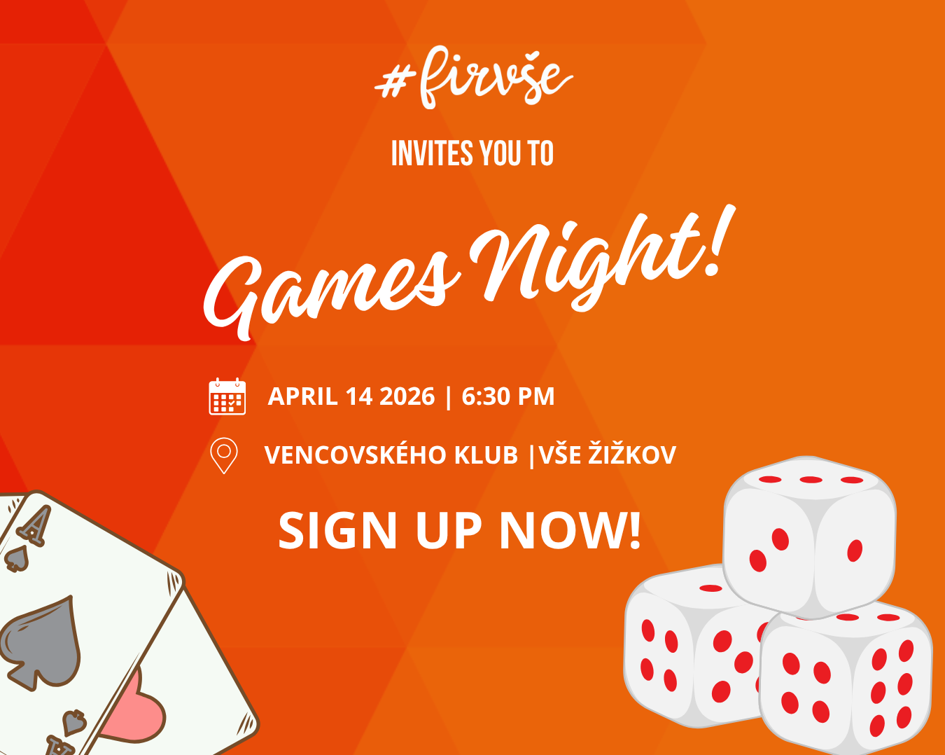 FIR invites you to Games Night!