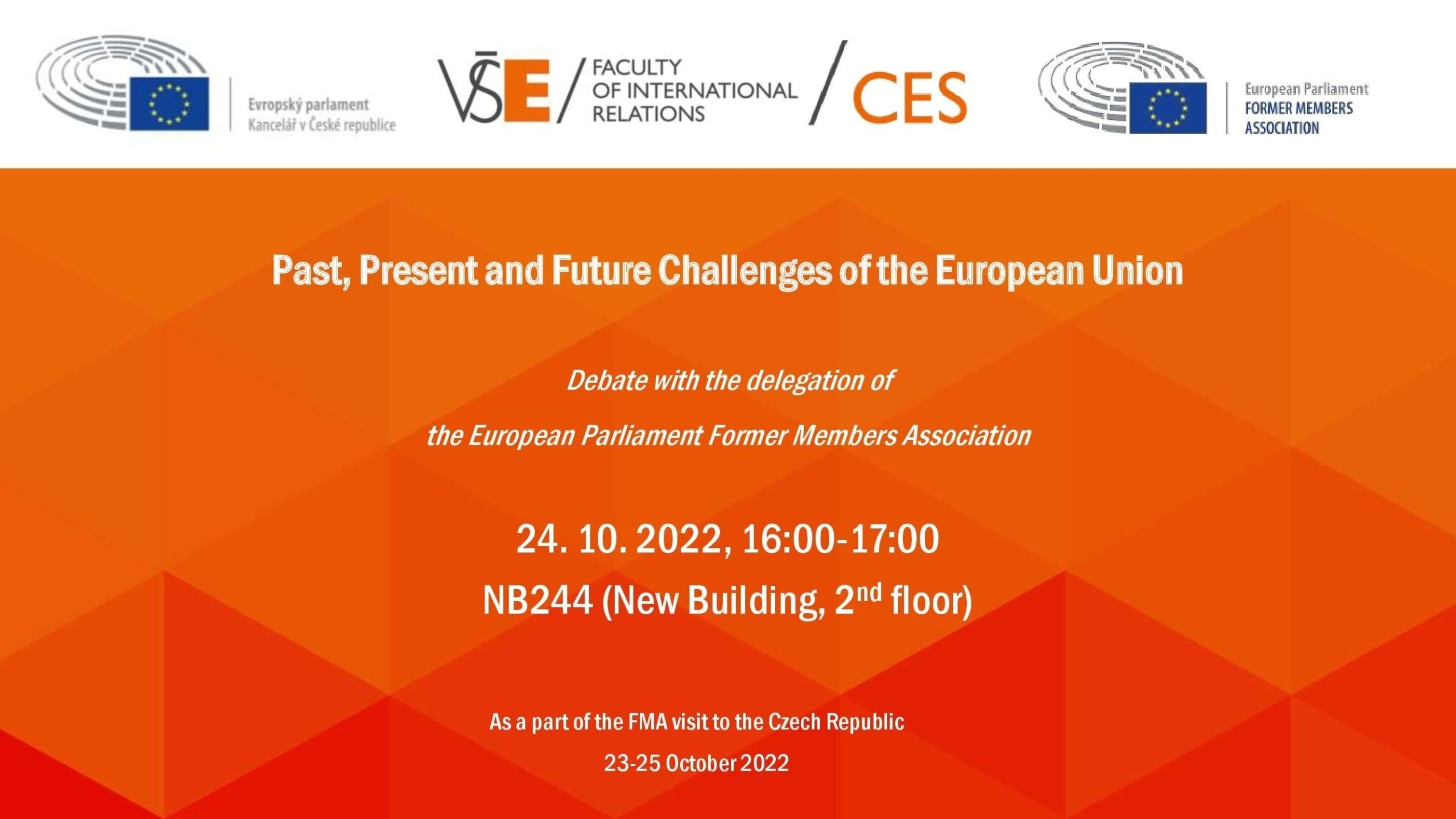 Join us for a debate with former Members of the European Parliament! /24.10./