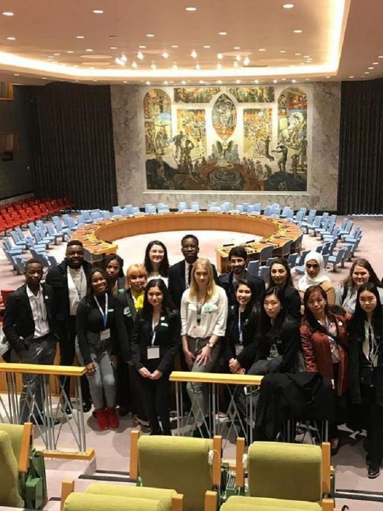 IDS student attended the 23rd session of the Youth Assembly in New York