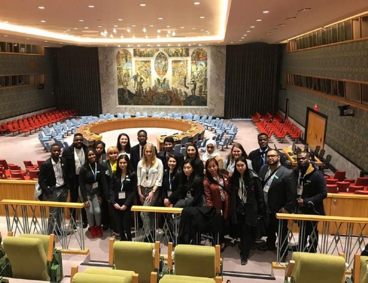 IDS student attended the 23rd session of the Youth Assembly in New York