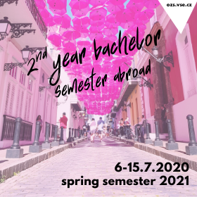 Exchange Programme Applications for 2nd year Bachelor Students – Spring 2021