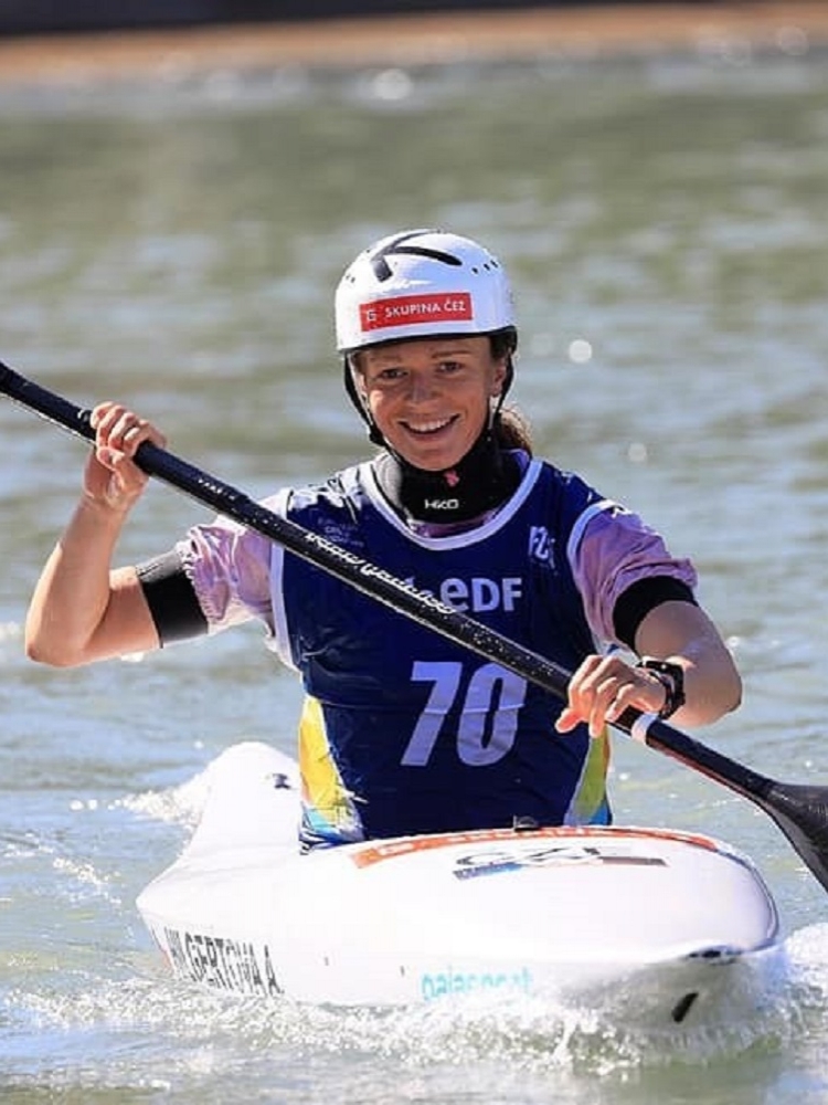 FIR student Amálie Hilgertová – the European Champion in Water Slalom