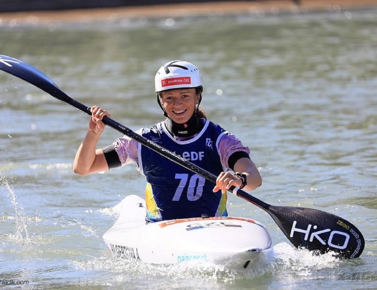 FIR student Amálie Hilgertová – the European Champion in Water Slalom