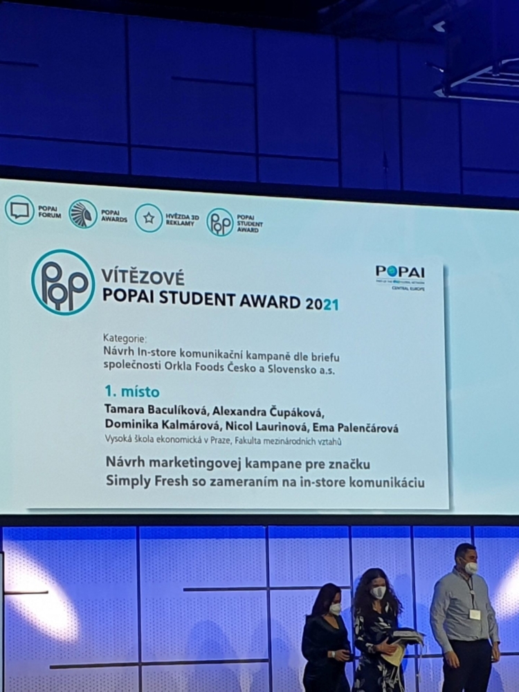 FIR students placed 1st and 2nd in POPAI STUDENT AWARD 2021