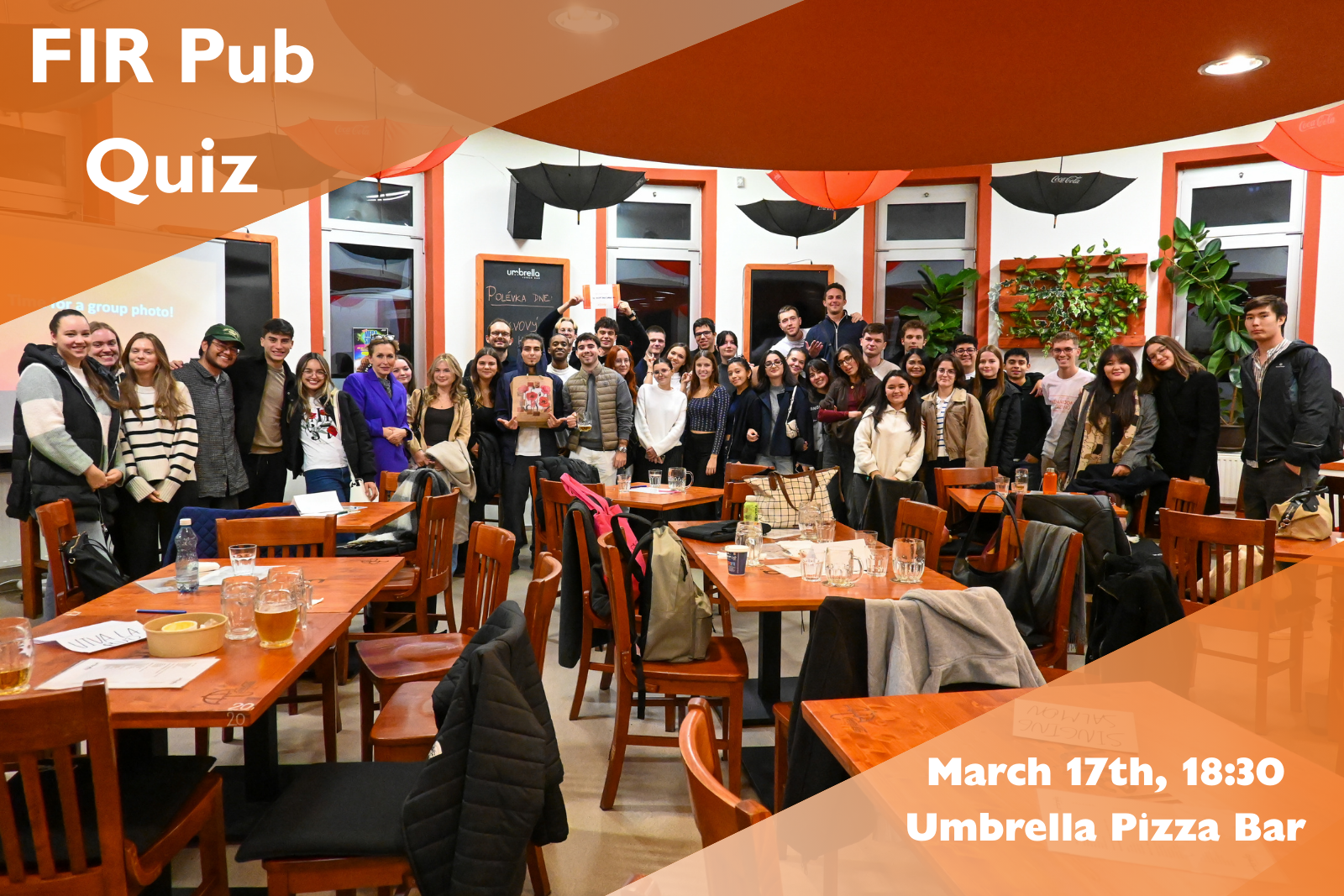 With spring semester comes the spring version of our FIR Pub Quiz!